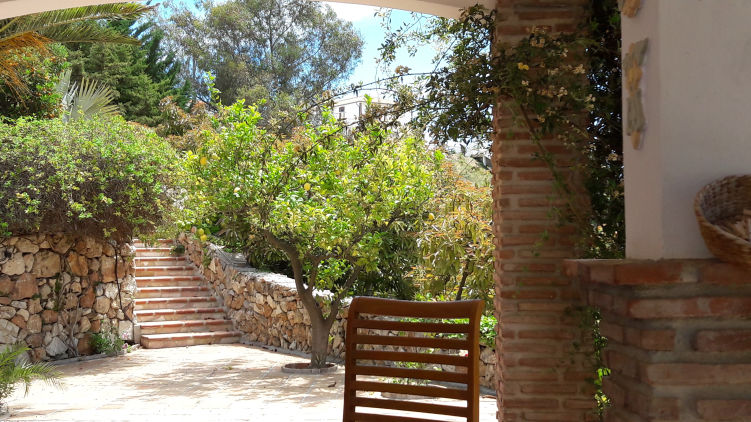 Finca, private pool, sea view for rent in Competa, Costa del Sol, Andalusia.