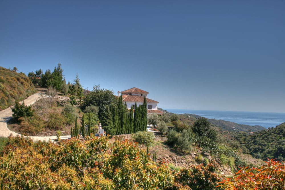 Holiday rentals Andalusia - land house with pool & sea view in Competa 