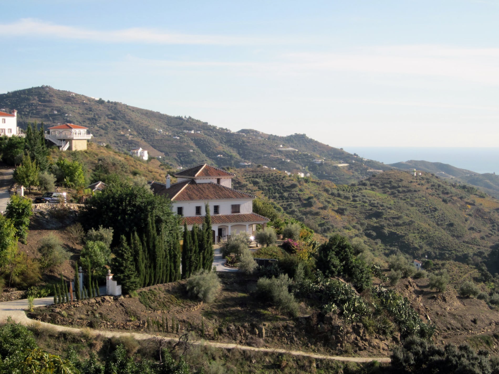 Holiday rentals Andalusia - land house with pool & sea view in Competa 