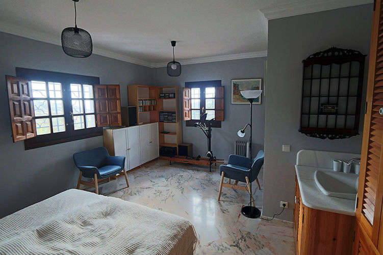 Extremely private land house with pool to rent in Competa, Costa del Sol, Andalusia